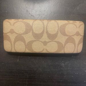 Coach Tan Eyeglass Case
